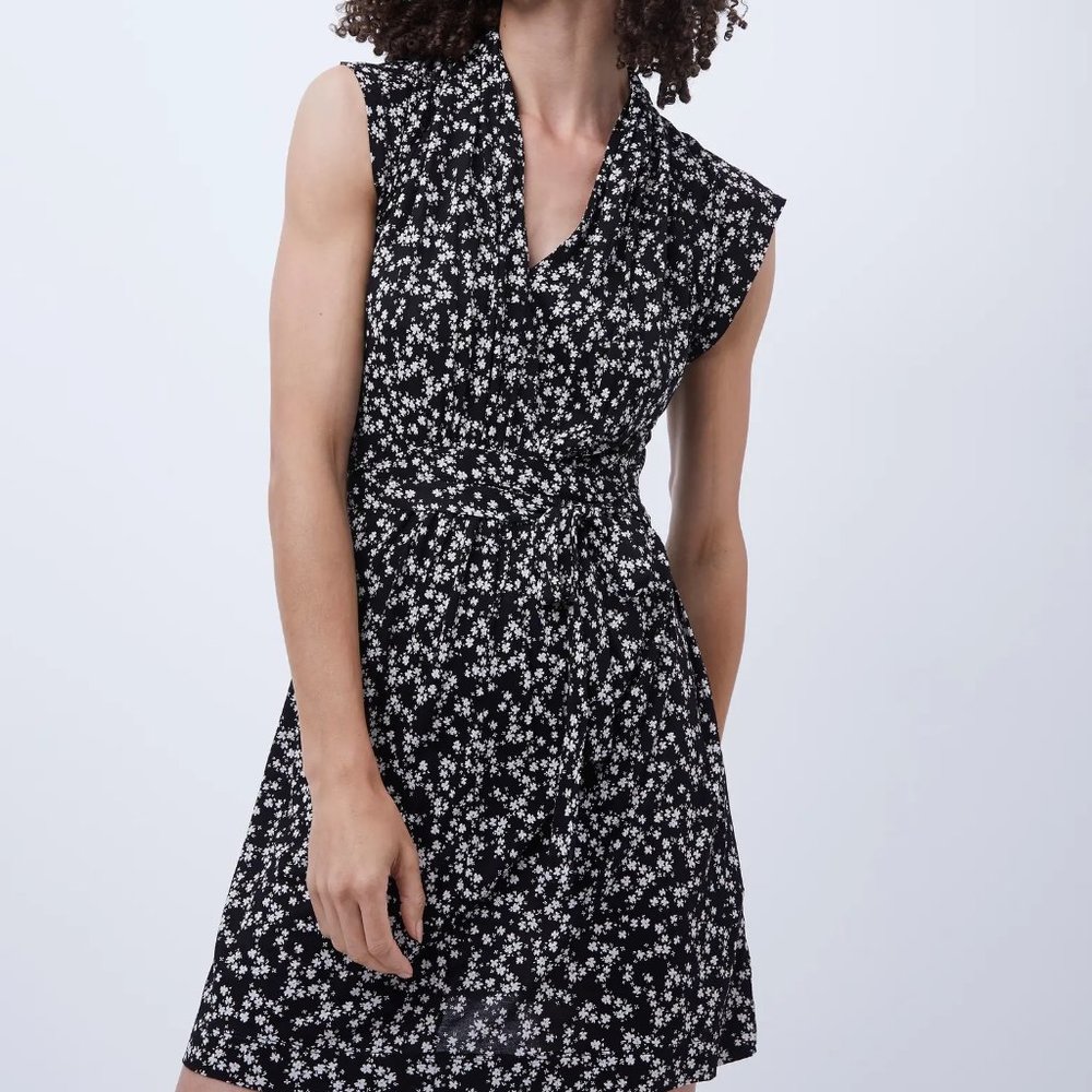 French Connection Jersey Faux Wrap Dress